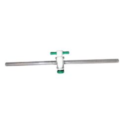 Buy PTFE Stopcock, Teflon, Straight Bore ASTM 1:5 Taper - Laboratory Glassware | SGC LABS® India