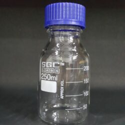 Buy Reagent Bottle, Clear Glass, With Plastic Screw Cap - Laboratory Glassware | SGC LABS® India