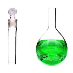 Buy Volumetric Flask, Clear Glass, Class A, Serialized, with Penny Head Glass Stopper - Laboratory Glassware | SGC LABS® India