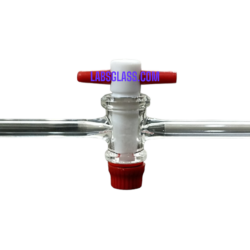 Buy NS 14.5 PTFE Stopcock Straight Bore with Teflon key, - Laboratory Glassware | SGC LABS® India