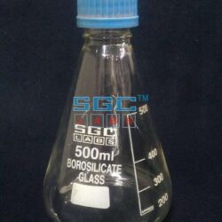 Buy Flask Erlenmeyer 'SGCLABS' Conical with Screw Cap 500 ml. - Laboratory Glassware | SGC LABS® India